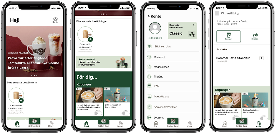 Usability: Espresso House App Remake