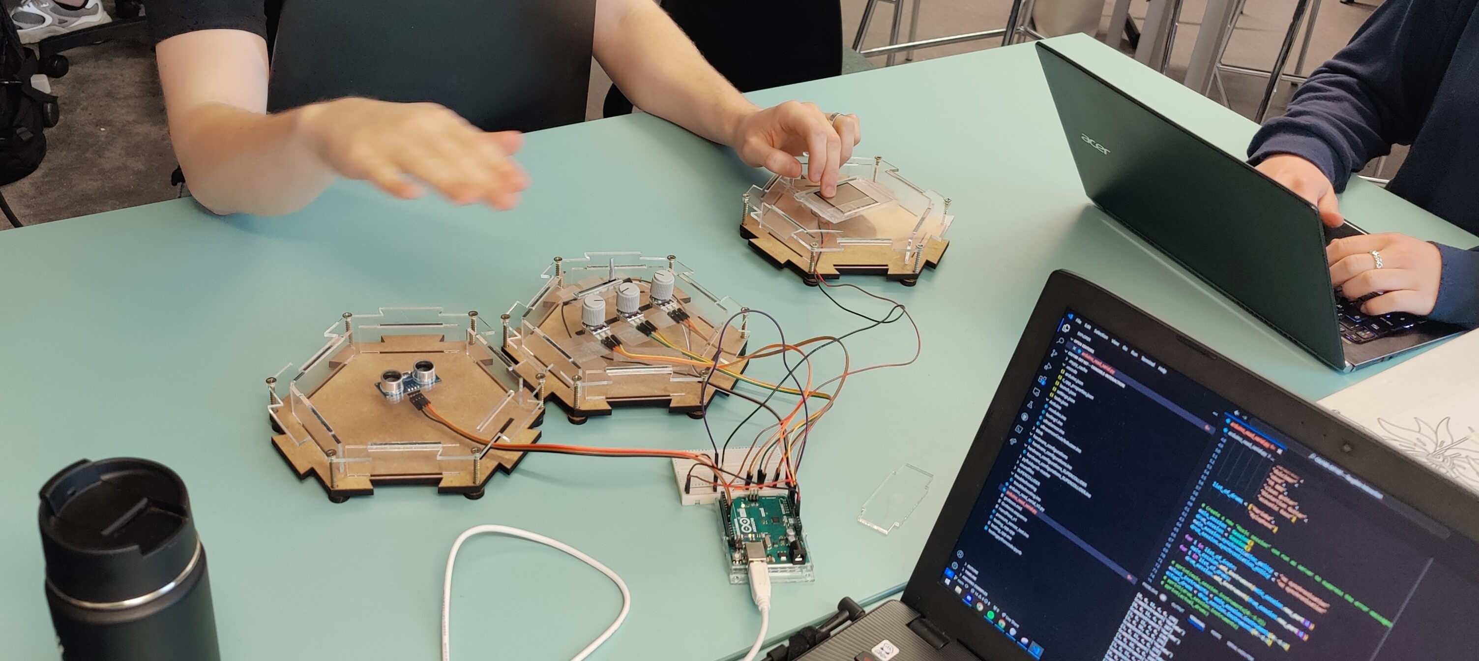 Hexasong drum pad module